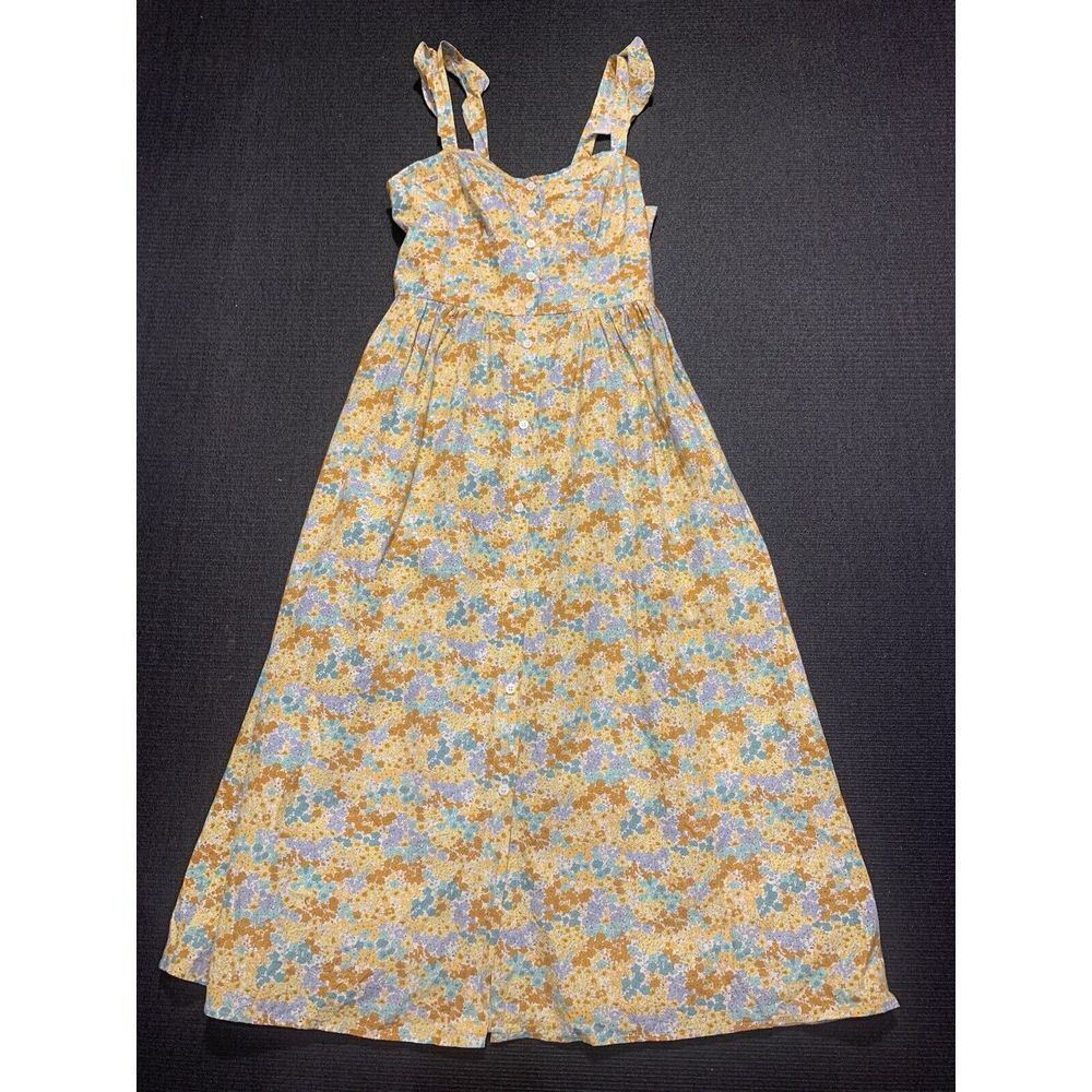 Molly‎ Bracken Liberty Print Midi Prarie Dress Floral Women's Size Small - Picture 3 of 7